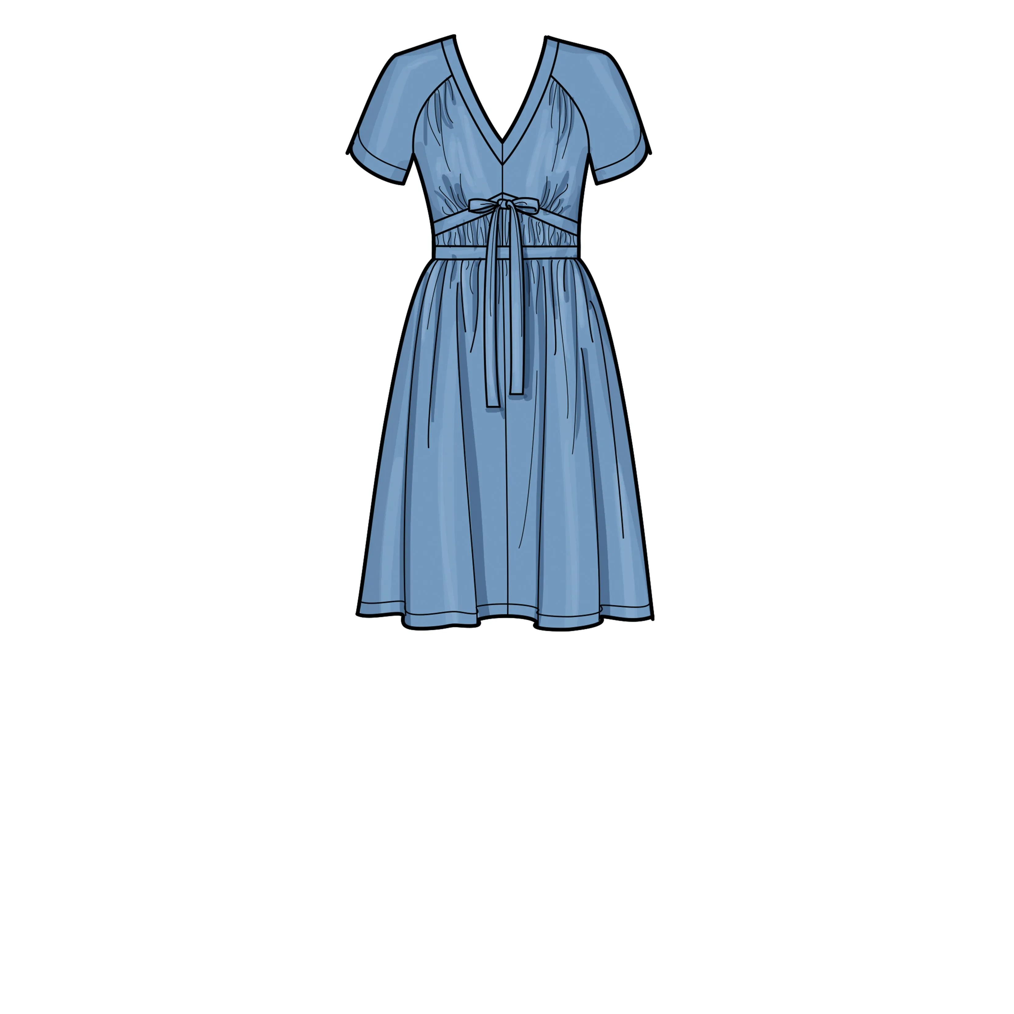 Newlook Pattern 6728 Misses' Dress in Two Lengths