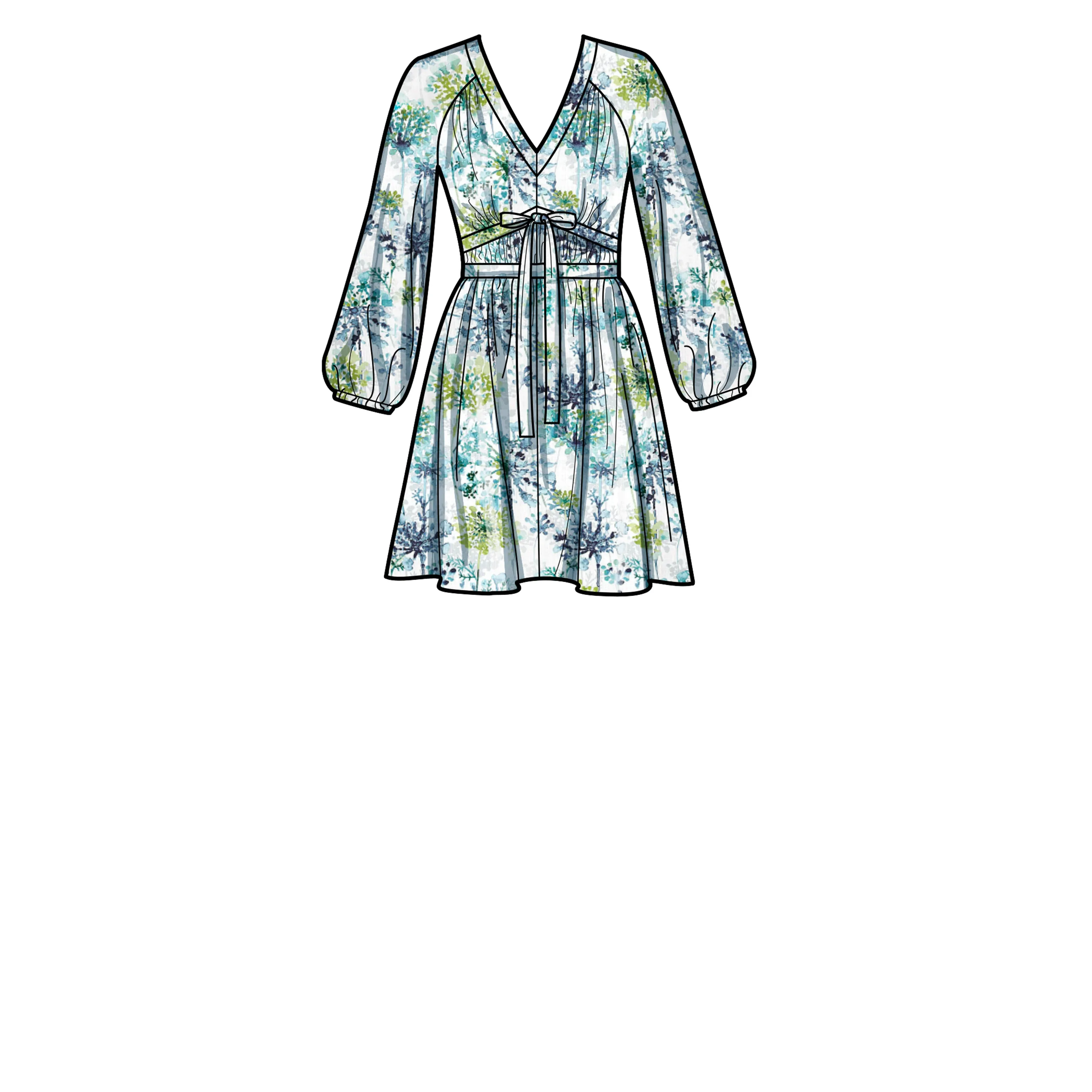 Newlook Pattern 6728 Misses' Dress in Two Lengths