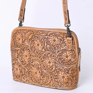 Peak Park Hand Tooled Leather Crossbody Purse