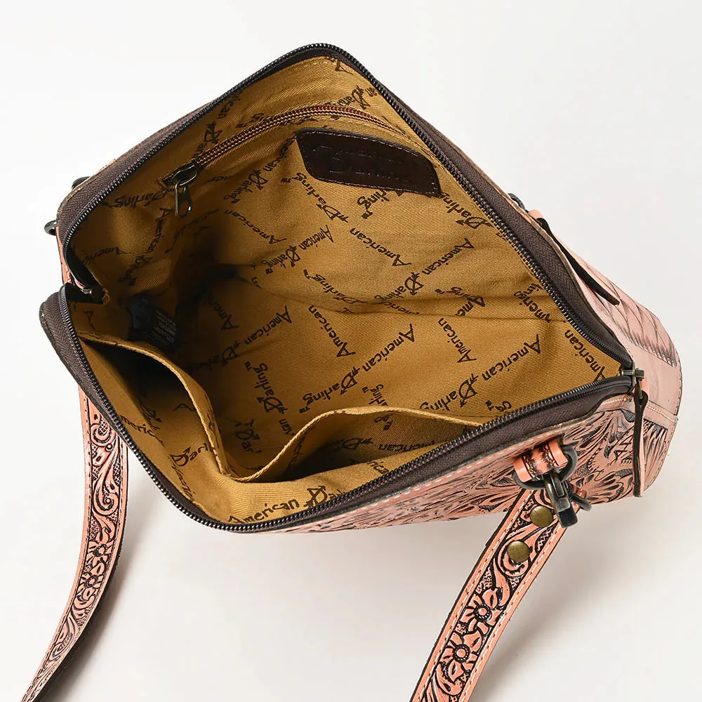 Peak Park Hand Tooled Leather Crossbody Purse