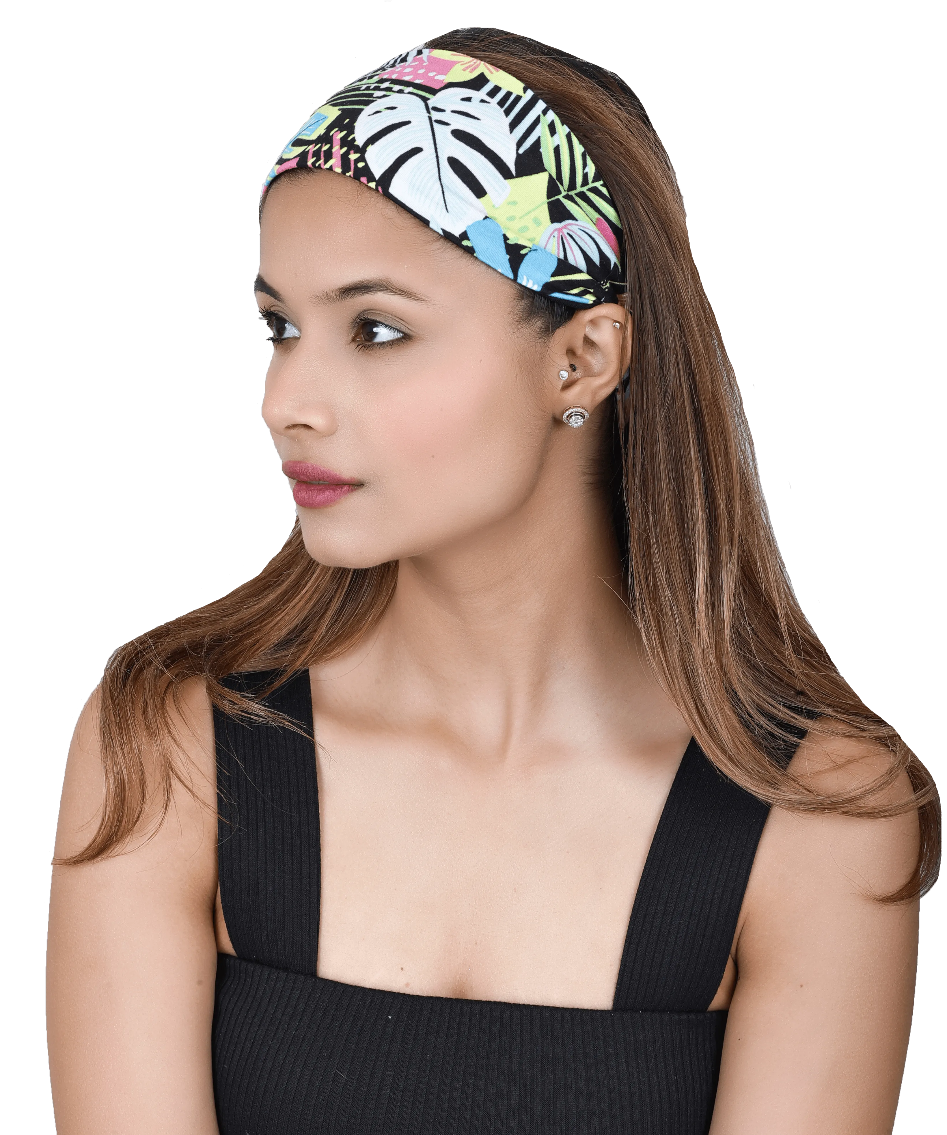 Printed Reversible Sports Headbands For Women
