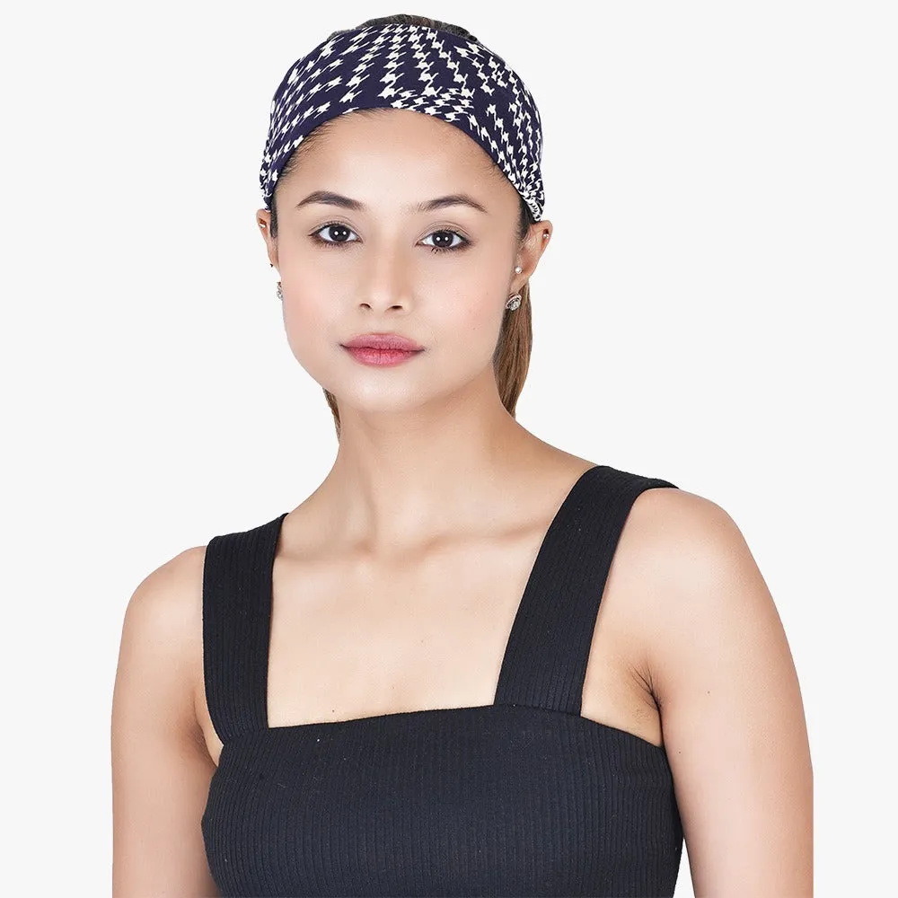 Printed Reversible Sports Headbands For Women