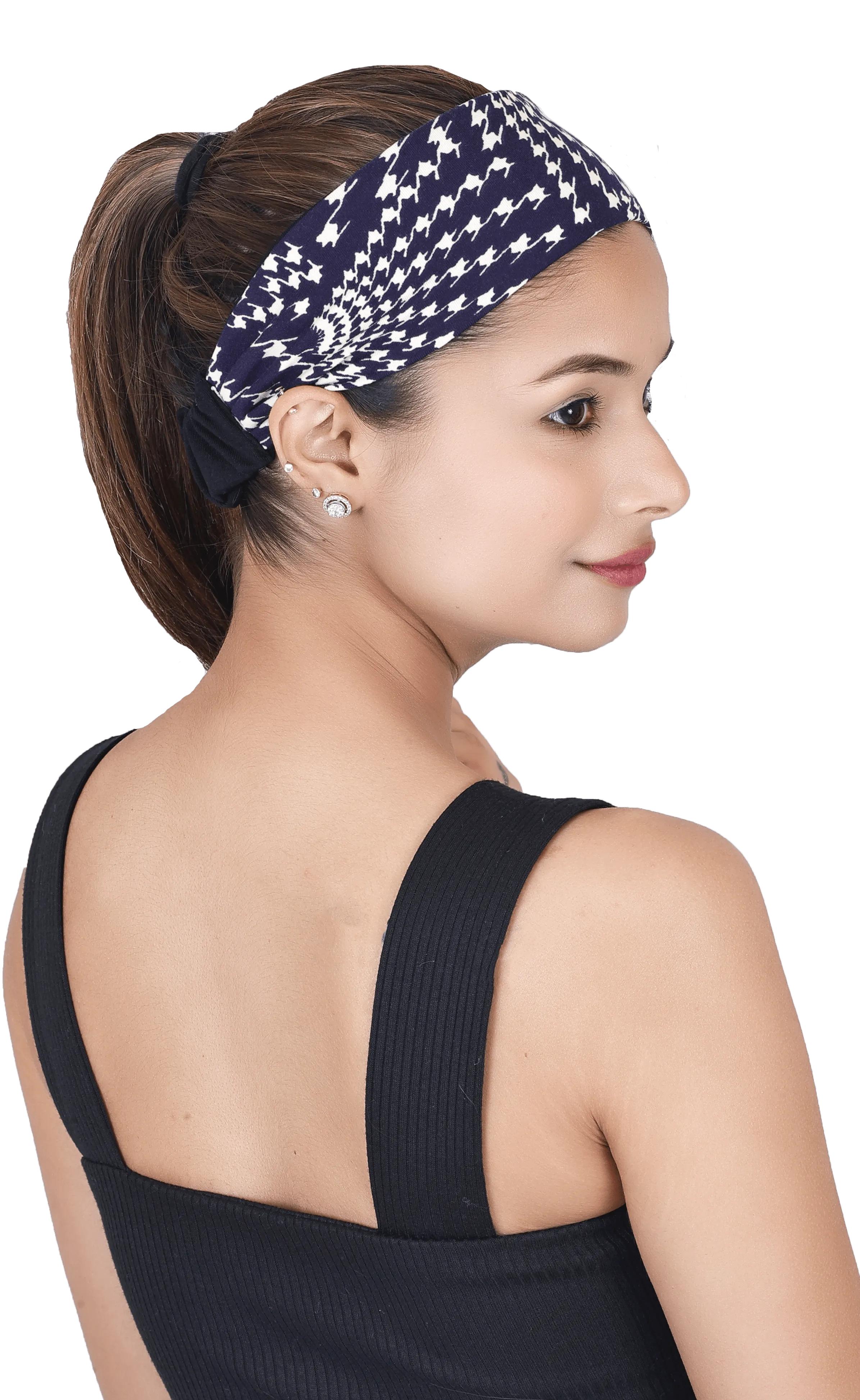 Printed Reversible Sports Headbands For Women