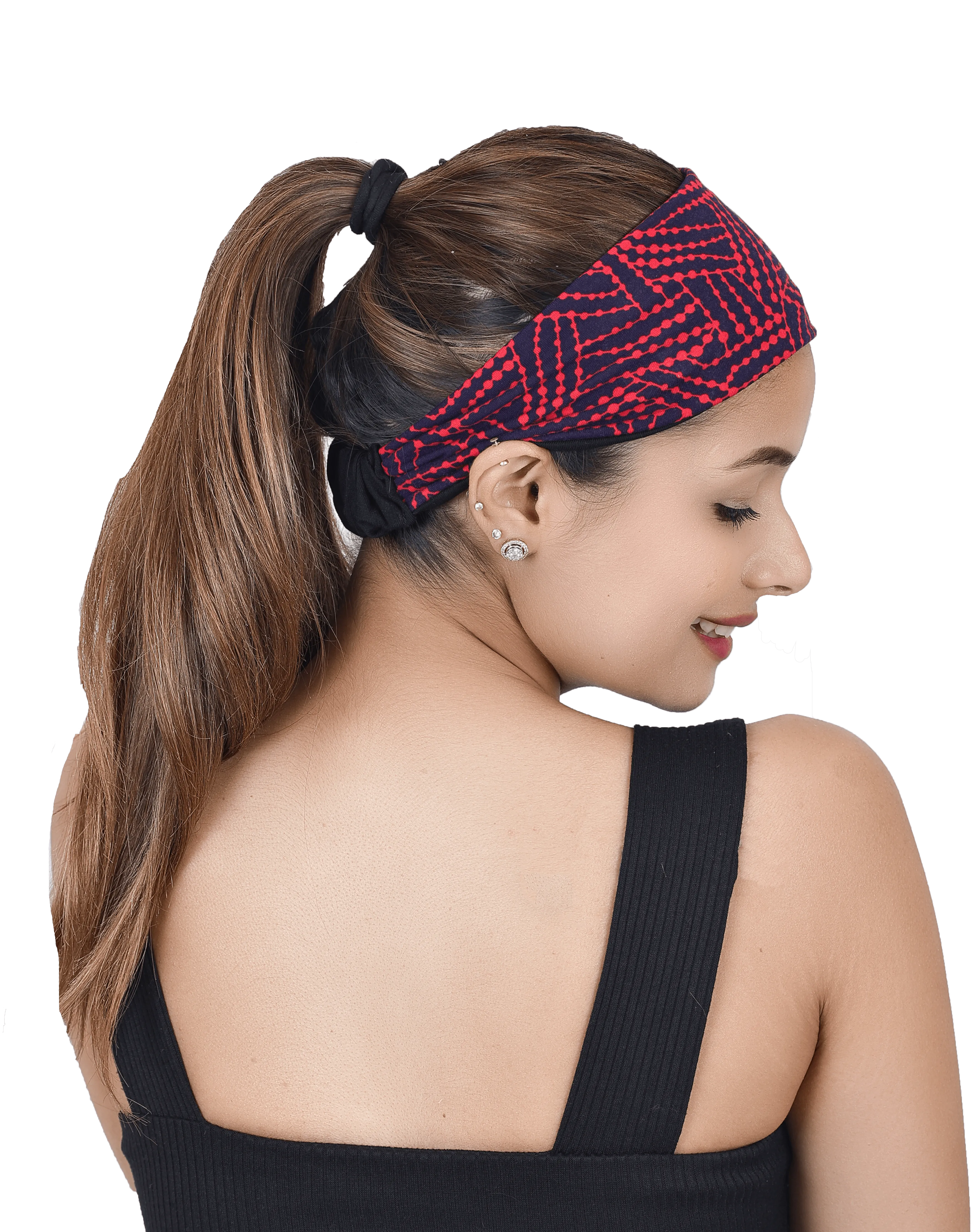 Printed Reversible Sports Headbands For Women