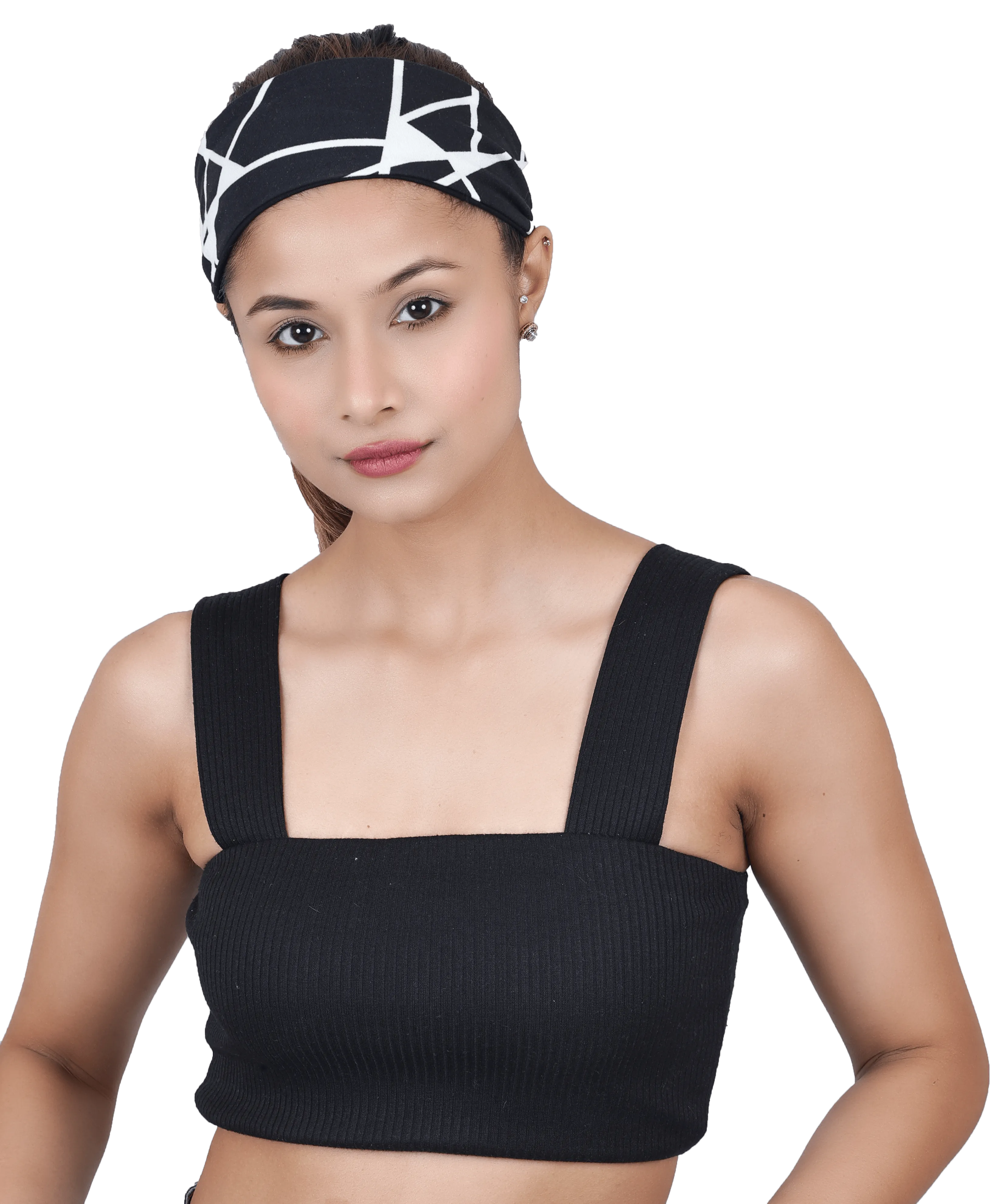 Printed Reversible Sports Headbands For Women