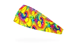 RAVEbandz The Pro - Wide Stretch Headband (Tie Dye Softball)