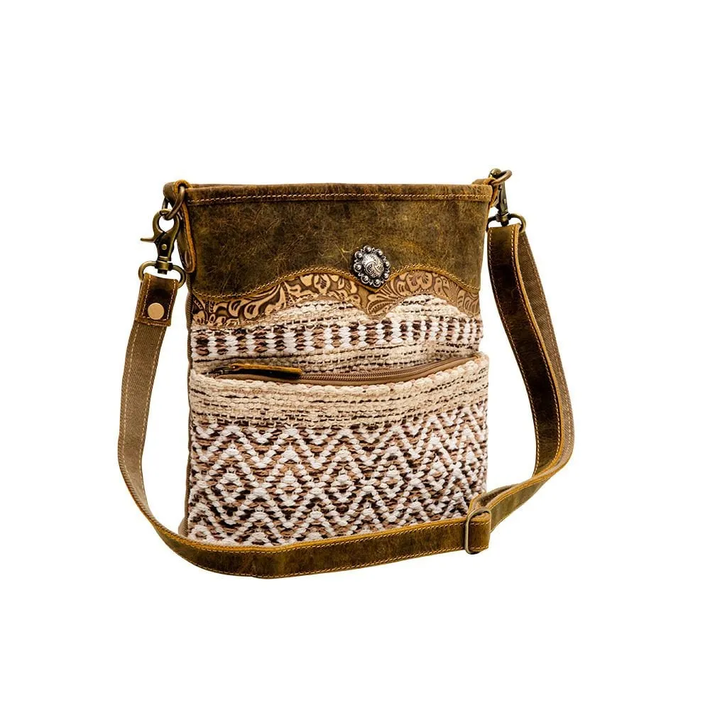 Ringbold Rapids Leather Crossbody Purse