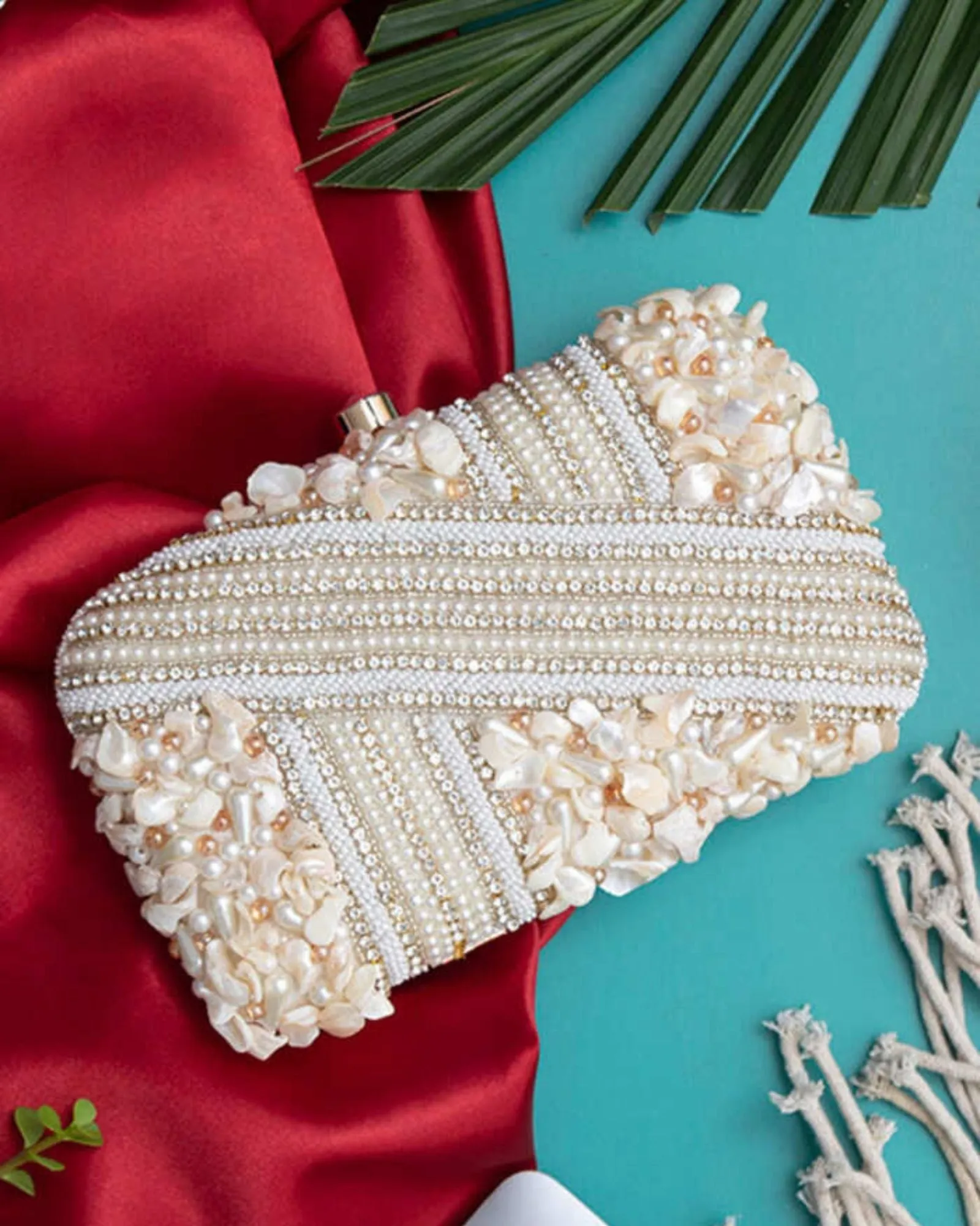 Saliha Hand Embroidered Clutch