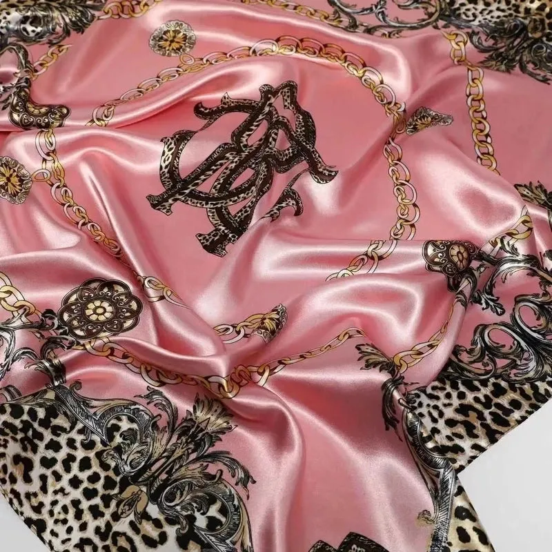 Shanghai Story Spring Artificial Silk Women's Satin Scarf Printed All-matching Scarf 90 Large Kerchief Mother's Day Gift