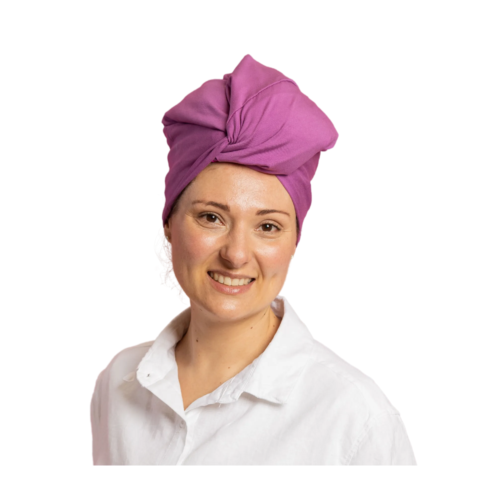 Splash Happy Silk Lined Tubular Hair Wrap - Purple Rain