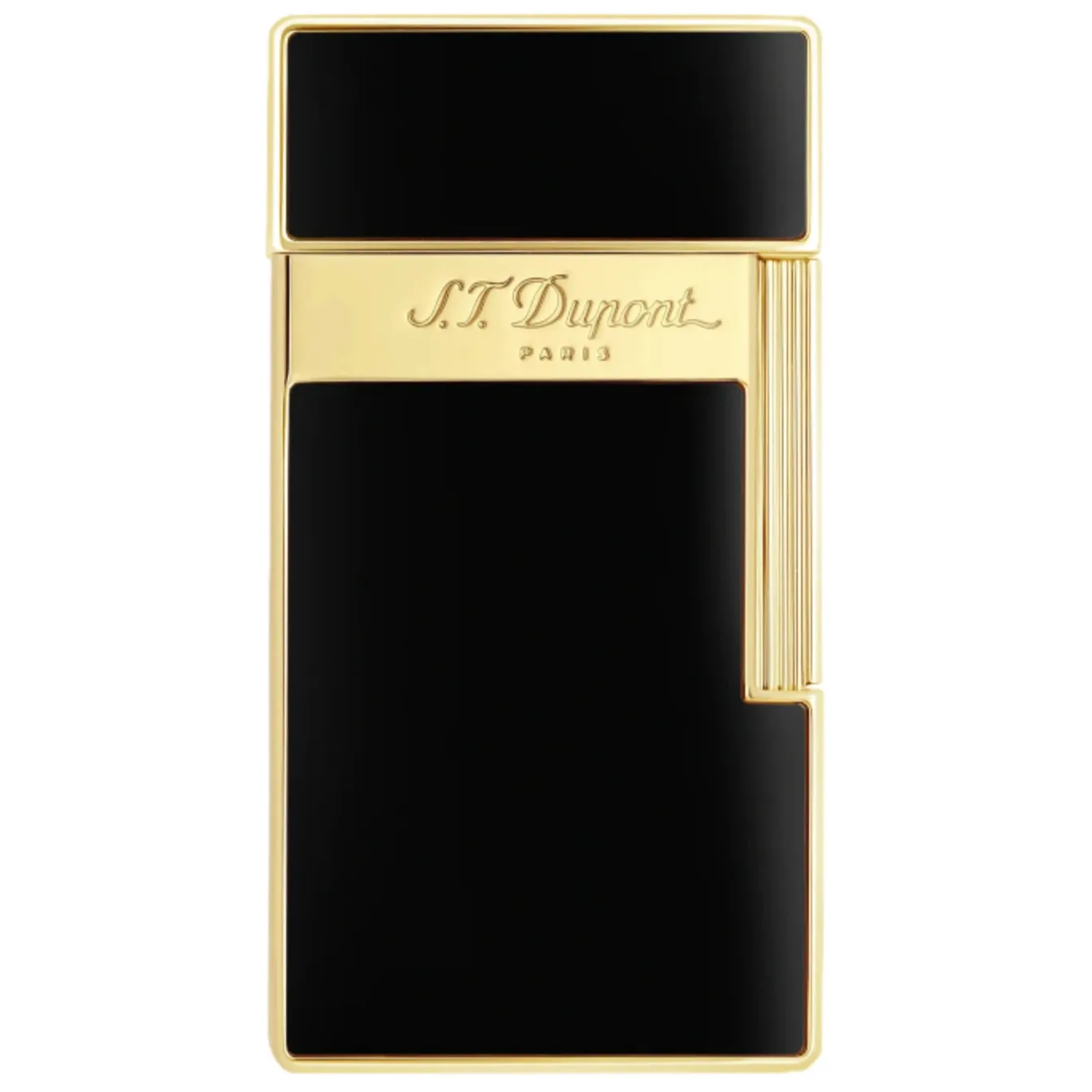S.T. Dupont Biggy Black and Gold Jet Flame Lighter