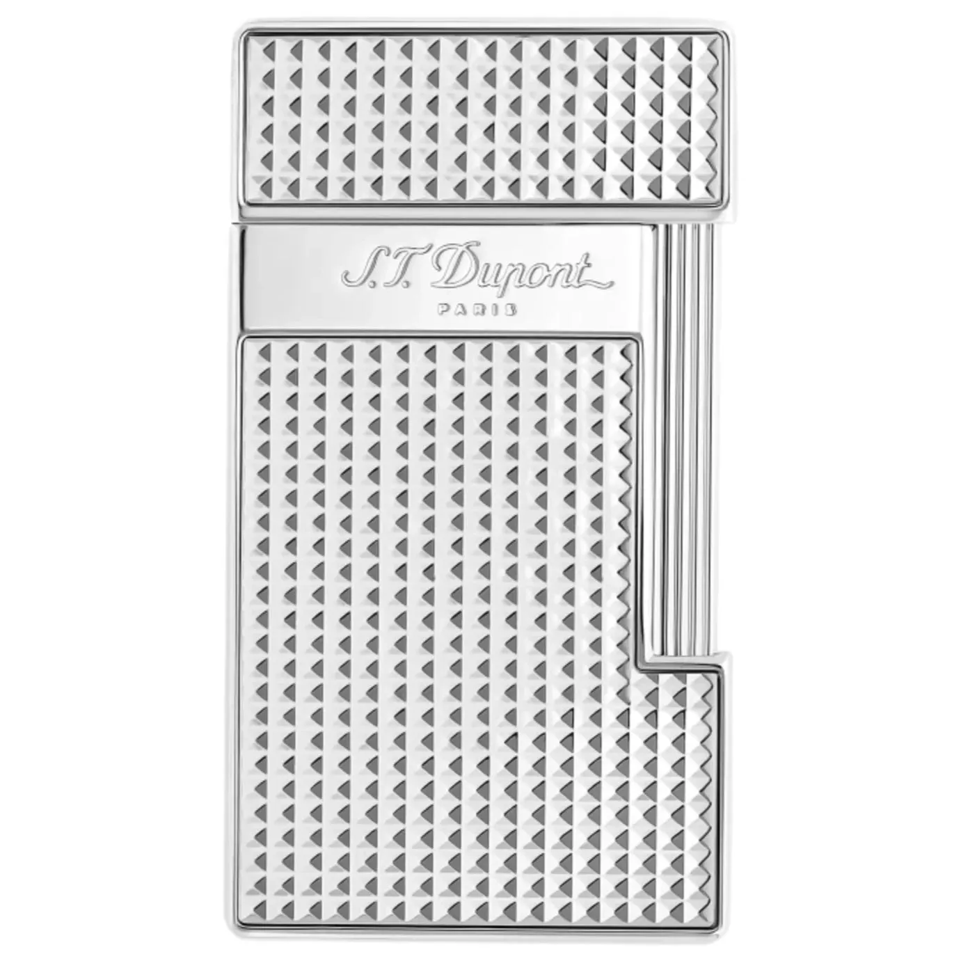 S.T. Dupont Slimmy Diamond-Point Silver Lighter