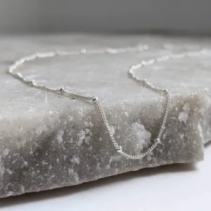 Sterling Silver Satellite Chain Necklace