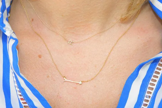 Straight as an Arrow Necklace