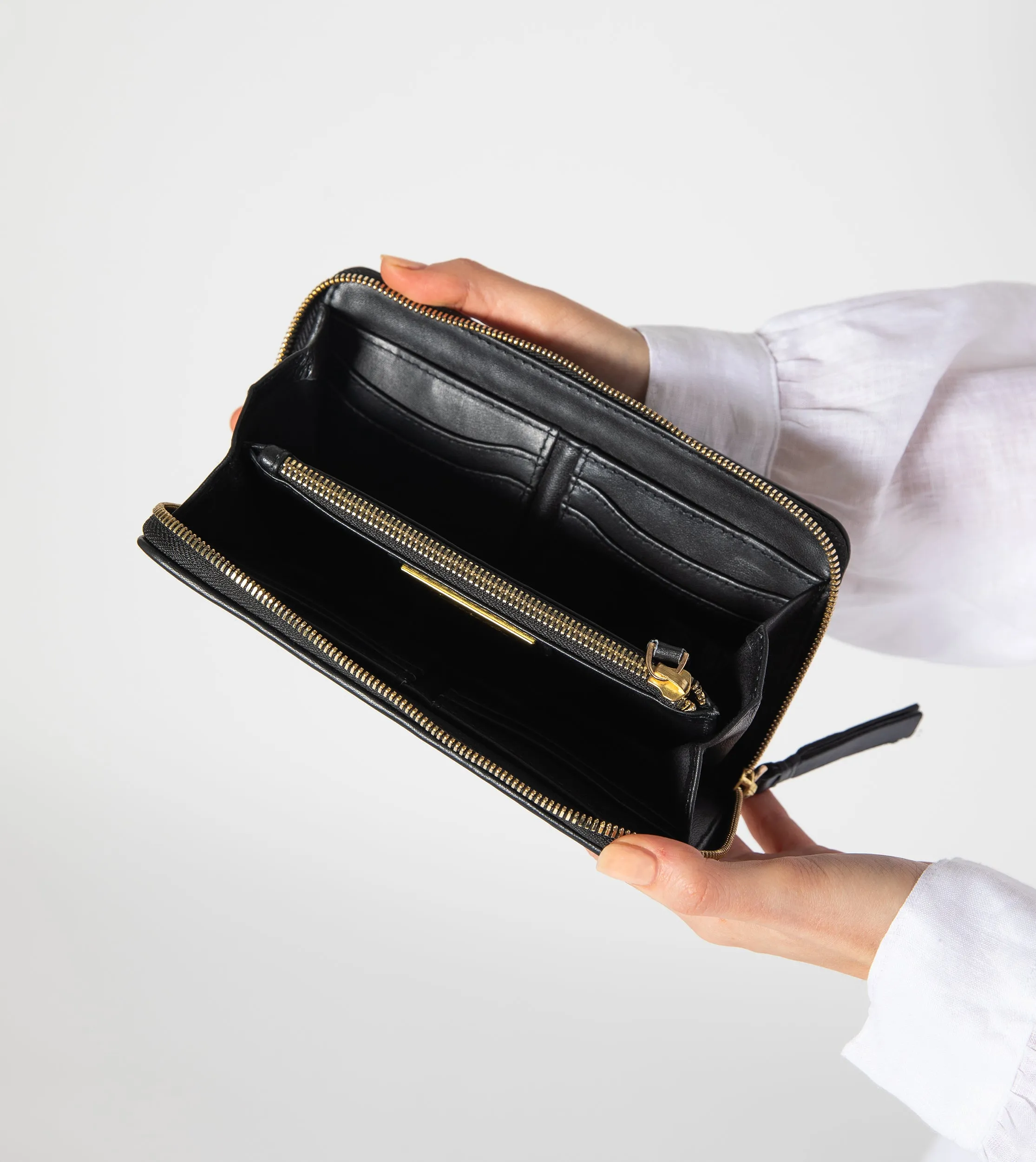 Tiegs Zip Wallet | Black