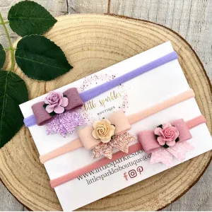 Trio Baby Bows