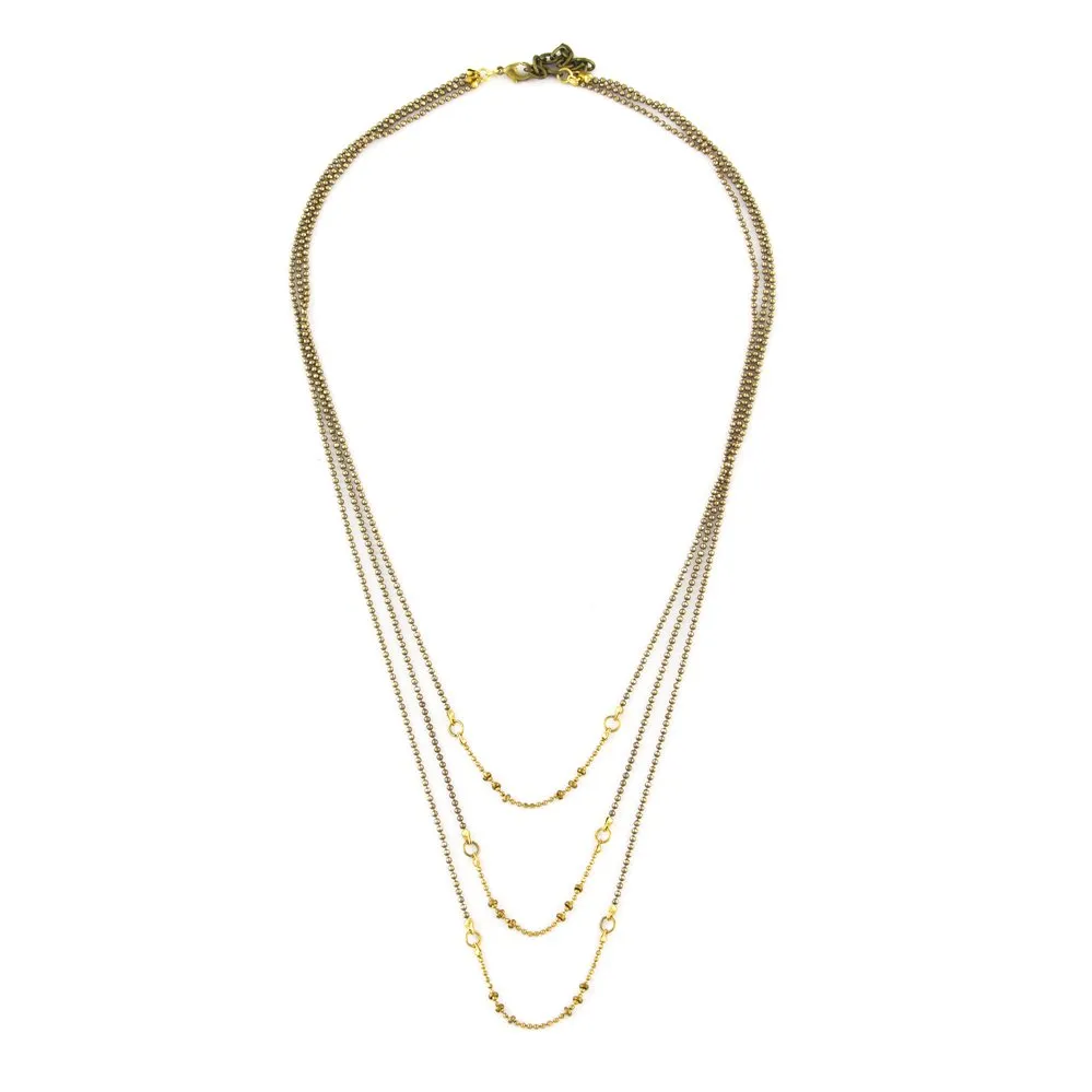 Triple Drape Necklace