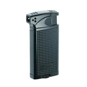 Vector - Duke - Dual Soft & Jet Single Flame Lighter - Black Matte