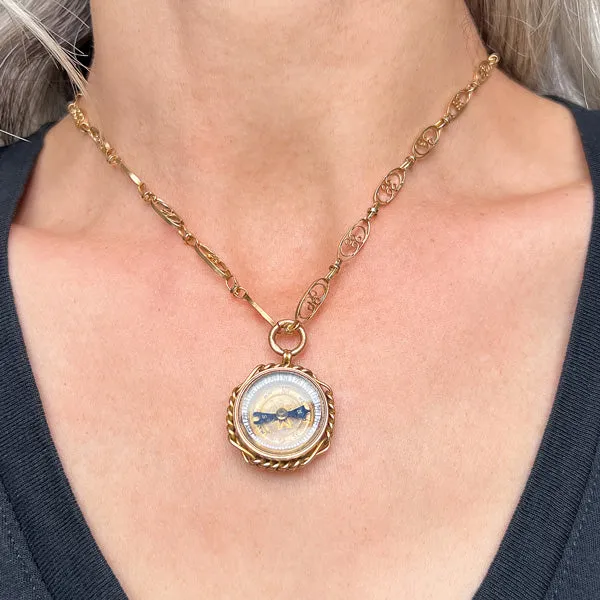 Vintage Fancy Link Chain Necklace