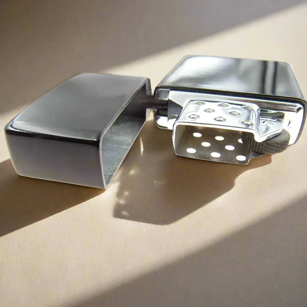 Vintage-Inspired Heavy-Duty Metal Butane Soft Flame Lighter