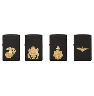 Zippo Military Crest Lighters